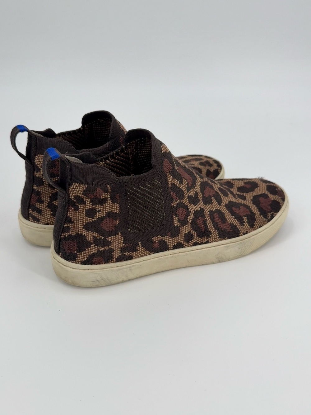 Rothy's The Chelsea Leopard Ankle Sneaker Boot | Wildcat | 8.5 - Picture 4 of 7